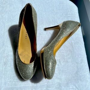 Gold and Silver Sparkle Heels